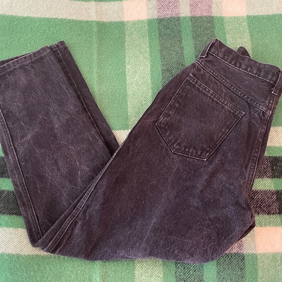 VINTAGE Land's End Black Wash SIZE 8 - Picture 1 of 4